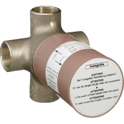 Hansgrohe Universeel - inbouwdeel Quatro - inbouw omstelkraan - hoogglans chroom