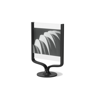 Umbra Wishbone cadre photo - 10x25x18cm - sur pied - Aluminium Noir