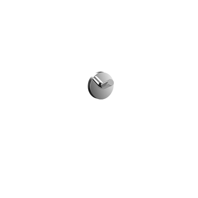 Emco Round Handdoekhaak - 4x4cm - enkel - chroom