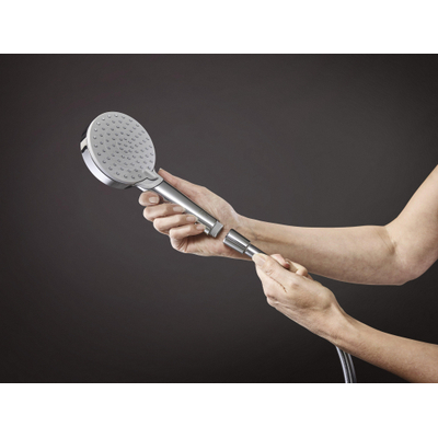 Hansgrohe Vernis Blend badkraan 2-gats badrand - met docuheset - hoogglans chroom