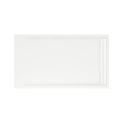 Xenz easy-tray sol de douche 140x80x5cm rectangle acrylique blanc