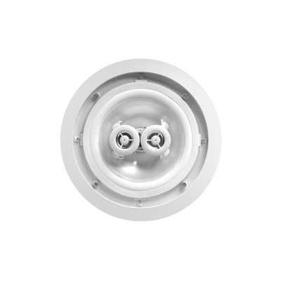 Aquasound Samba samba-dt (single stereo) - haut-parleur - résistant à l'humidité - blanc (dim. rond 230 mm) -