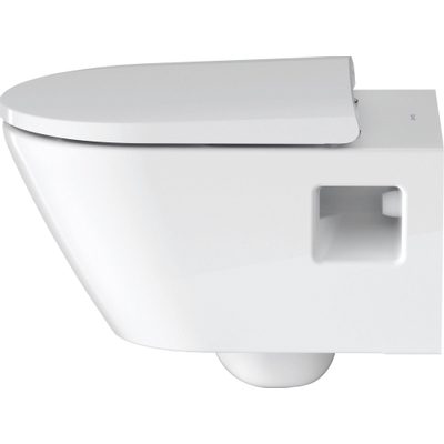 Duravit D-neo Wandclosetpack - met wandcloset - diepspoel - rimless - 37x54x40cm - met closetzitting m deksel - met sof - glans wit