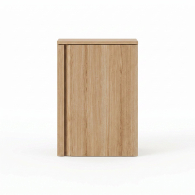 Saniclass Chaci Meuble sous-lavabo - 40x55 cm - 1 porte - avec plateau supérieur - chêne chaud