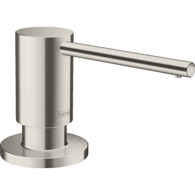 Hansgrohe A41 - zeepdispenser 1-gats 500ml onderbouw - rvs look