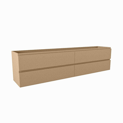 Mondiaz HAY wastafelonderkast - 200x40x50cm - 4 lades - softclose - Oro