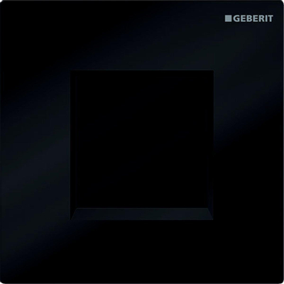 Geberit type 20 plaque de commande pour urinoir - pile - carré - noir
