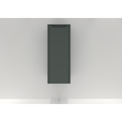 H&R badmeubelen Juice Halfhoge Kast - 40x35x100cm - met ronde hoeken - 1 deur - rechtsdraaiend - petrol mat
