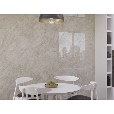 ÉCHANTILLON Terravito Belora Carrelage sol & mur en céramique - 60x120cm - 9,0mm - rectifié - poli beige