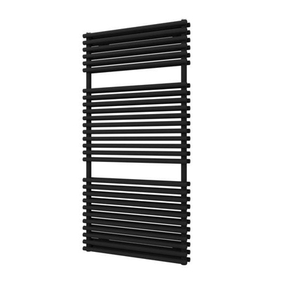 Plieger Florian Nxt designradiator dubbel horizontaal 1216x600mm 980W donkergrijs structuur
