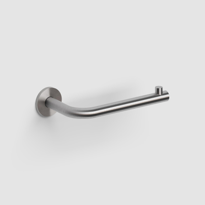 Clou Kaldur porte-rouleau de papier toilette en forme de L sans clapet inox brossé