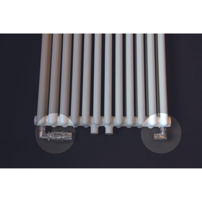 Best Design Class universele luxe radiator aansluitset haaks verkeerd chroom