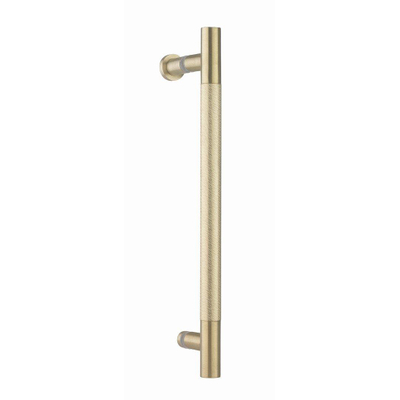 Crosswater Optix 10 Geribbelde Handgreep - 12.5cm - geborsteld messing (goud)