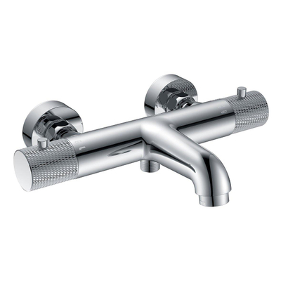 Wiesbaden Ribbd Mitigeur thermostatique bain entraxe 15 cm chrome