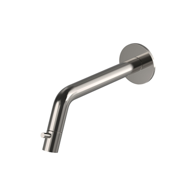 Hotbath Buddy Fonteinkraan - uitloop - 18.6cm - inbouw - inkortbaar - geborsteld nikkel (RVS)