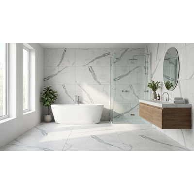 Atlas Concorde Exigo Carreau de sol et mural - 60x60cm - rectifié - mat Blanc