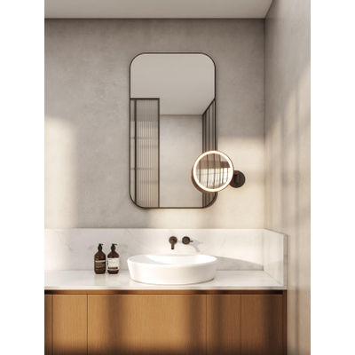Astro Nagoya make-upspiegel – 5x vergrotend – Zwart mat