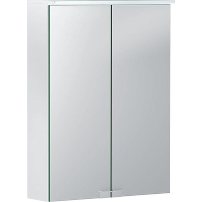 Geberit OPTION spiegelkast - met verlichting - 2 deuren - 50x67.7cm - wit