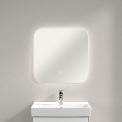 Villeroy & Boch More to see miroir 60x60cm - LED tout autour 19,2W 2700-6500K