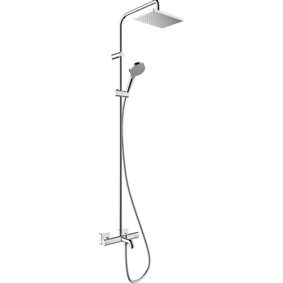 Hansgrohe Vernis Shape doucheset - 23cm - thermostatisch - met baduitloop - ecosmart - chroom