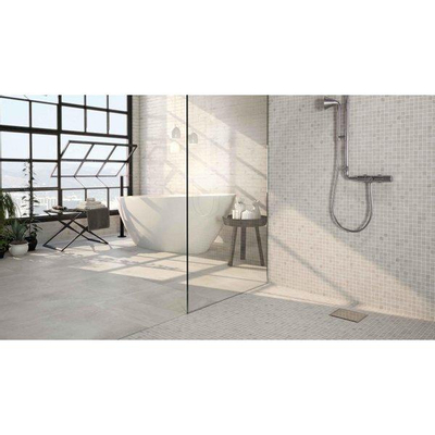 SAMPLE Colorker Neolith Carrelage mural 32x100cm 9.7mm rectifié biscuit blanc Moon