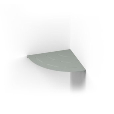 Looox Storage collection hoekplanchet - 30cm - afgerond - mat soft groen
