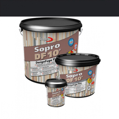 Sopro Mortier à joint pour carrelage de sol et mural Sopro DF 10 Flexible noir n° 90 5kg Noir