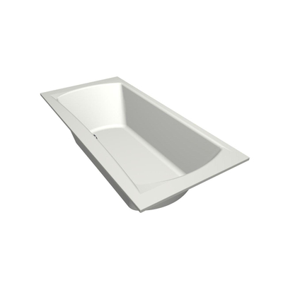 Xenz Robijn Baignoire Duo - 190x90x48 - bonde Centrale - acrylique - blanc mat