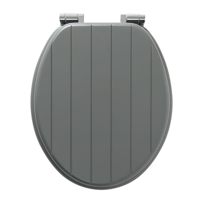 Tiger Abattant de toilette Baya fermeture amortie MDF Gris lave 37.5x5x43cm