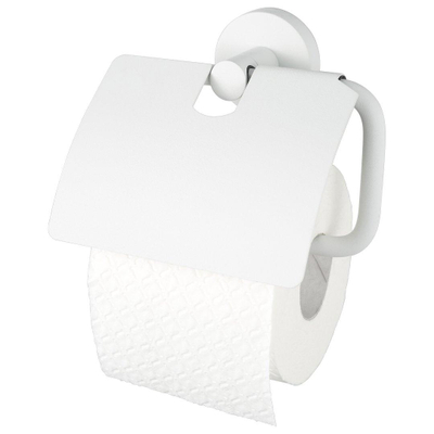 Haceka Kosmos Porte-papier toilette avec couvercle Blanc mat