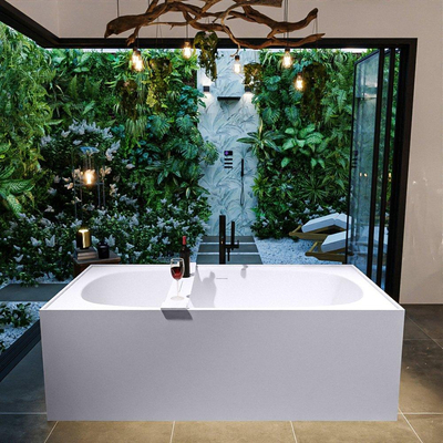MONDIAZ FREEZE Baignoire îlot - 180x85cm - Cale