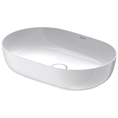 Duravit Luv lavabo à poser 60x40cm sans trou de robinet blanc