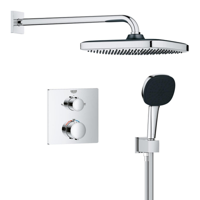 Grohe QuickFix Precision Thermostat Perfect Inbouw Douchesysteem - Vitalio Comfort 250 hoofddouche - chroom