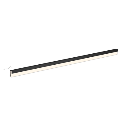 INK LED line Barre d'éclairage - 60x2.5x1cm - LED changement de couleur - dimmable - IP44 - 4200K - pour miroir ou armoire de toilette - noir mat