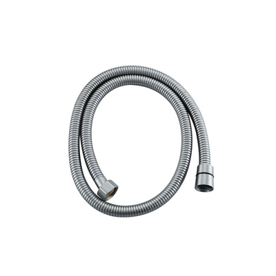 Fortifura Calvi Regendoucheset - thermostatisch - 25cm hoofddouche - metalen slang - staaf handdouche - draaibare baduitloop - Geborsteld RVS PVD