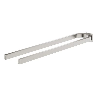 Grohe Selection Handdoekhouder - 36cm - dubbel - niet draaibaar - Supersteel (RVS)