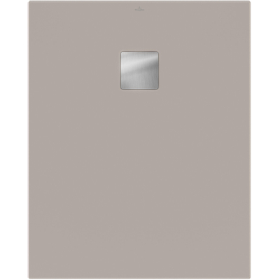 Villeroy & Boch Excello douchevloer - 100x80cm polyurethaan/acryl - grijs