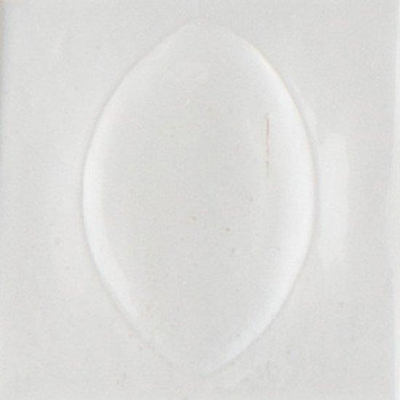Ceralto Alvera Decor Baguette décorative - 10x10cm - 12.5mm - Bianco egg