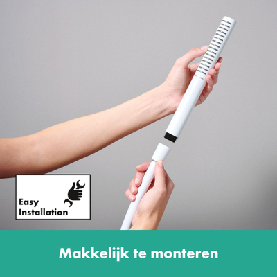 Hansgrohe Unica barre coulissante 90cm isiflex flexible de douche 160cm mat blanc