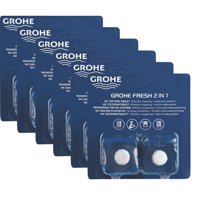 Grohe Fresh tabs toiletblokjes - voordeelpack 6 pack - 12 stuks