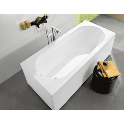 Villeroy & Boch Oberon bad - 190x90cm quaryl rechthoekig - met poten - glans wit