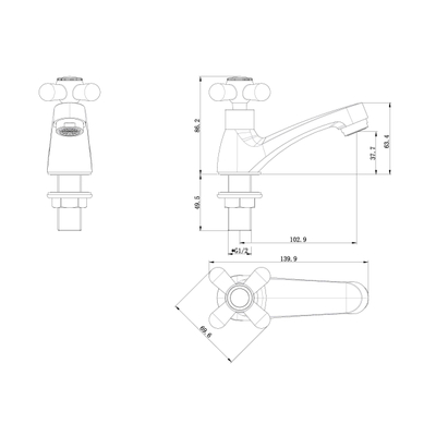 Best Design Liberty robinet de WC
