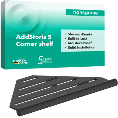 Hansgrohe AddStoris S zeepkorf mat zwart