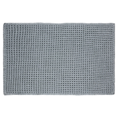 Differnz wafel tapis de bain 50 x 80 cm polyester olive