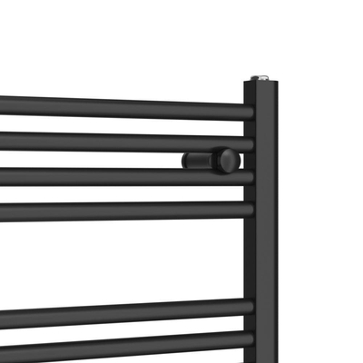 Rosani Classic radiator 60x180cm recht middenaansluiting 879watt mat zwart SHOWROOMMODEL