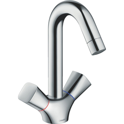 Hansgrohe Logis S wastafelkraan - 180 met waste - hoogglans chroom