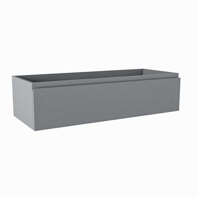 Mondiaz FOGE Meuble sous vasque - 100x41x25cm - 1 tiroir - softclose - 1 découpe gauche - Plata