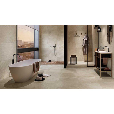 SAMPLE Italgraniti Shale Carreau de sol et de mur 60x60cm 9.5mm rectifié R9 grès cérame Sand