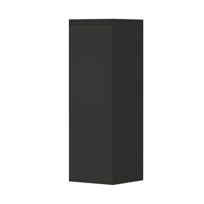 INK badkamerkast - 106x35x35cm - 1 deur - Links en rechtsdraaiend - greeploos - MDF lak - mat antraciet