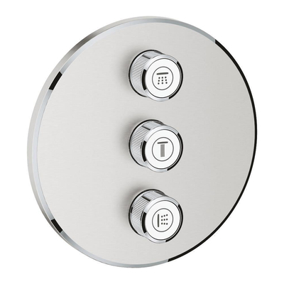 Grohe Grohtherm SmartControl Afdekset - thermostatisch - Supersteel (RVS)